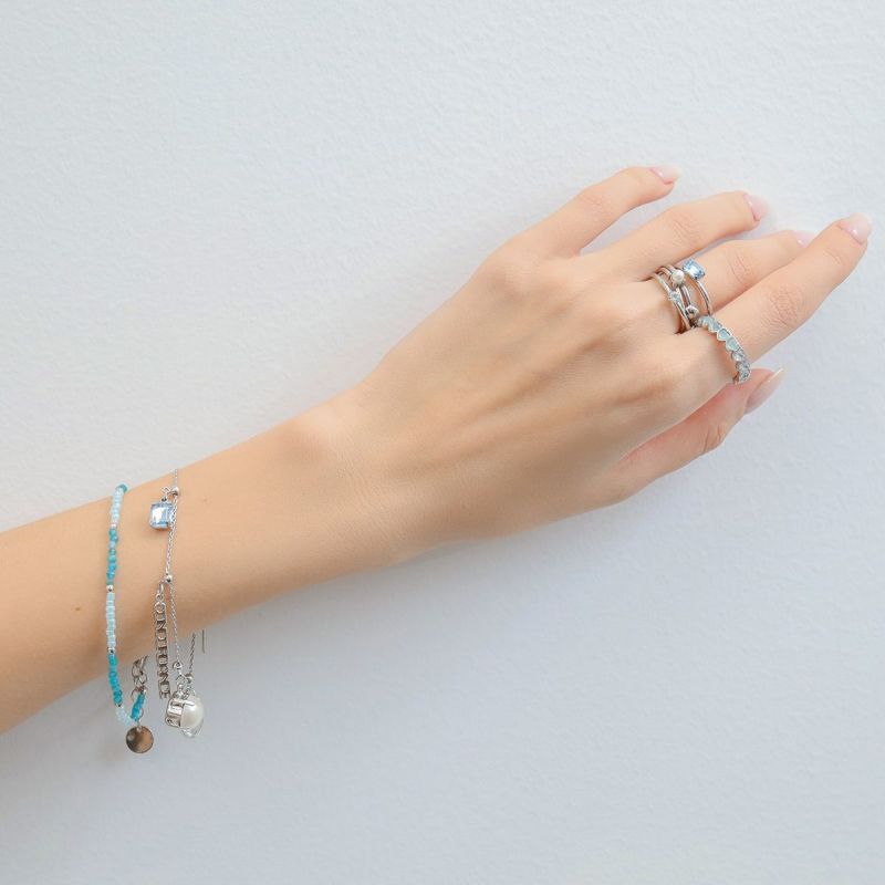 Quartet Rings Set（Blue×Silver）