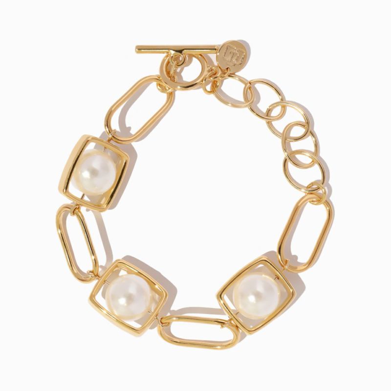 Point Bijou Pearl Bracelet (Gold) | CONCORDANCE