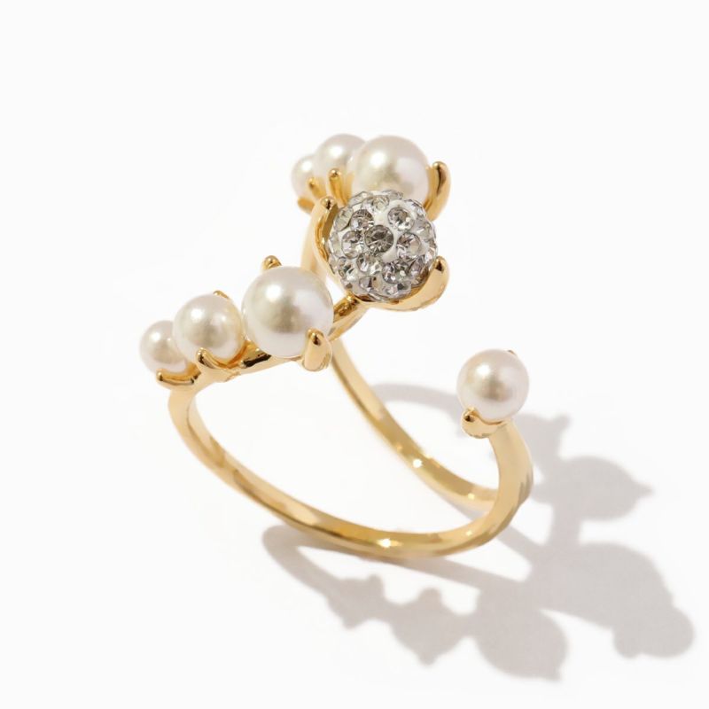 Point Bijou Pearl Ring (Gold) | CONCORDANCE