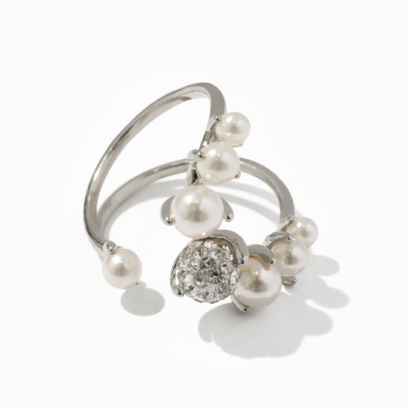 Point Bijou Pearl Ring (Silver)
